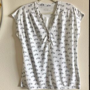 Liz Claiborne Bicycle Blouse